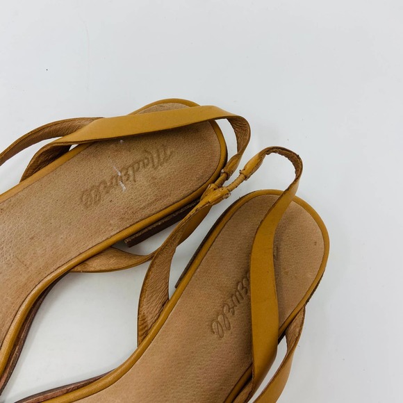 Madewell Tan Leather Heidi Slingback Sandal, Size 8.5 (GUC) - Picture 4 of 14